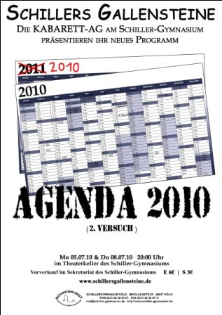 2010 plakat Agenda
