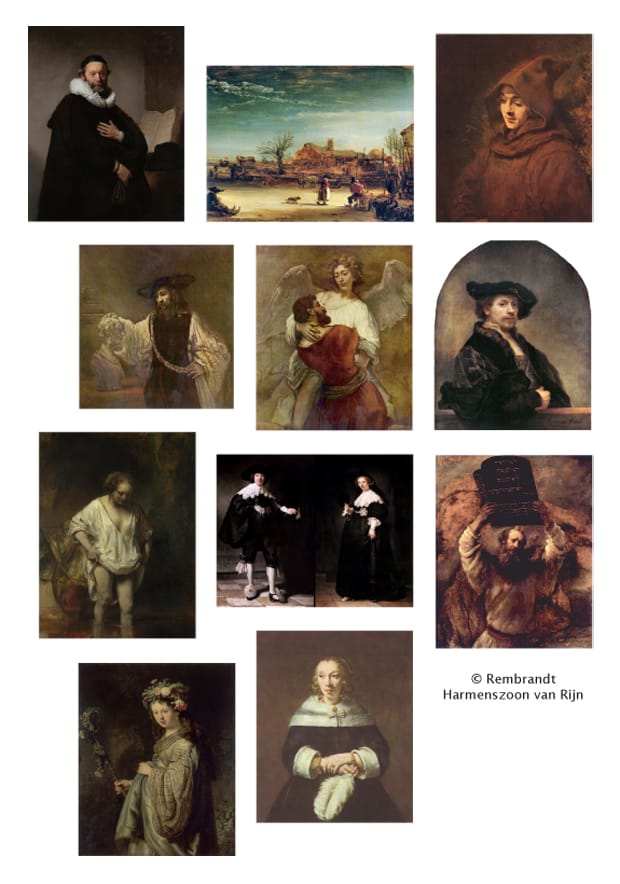 rembrandt schuelervorlagen auswahl