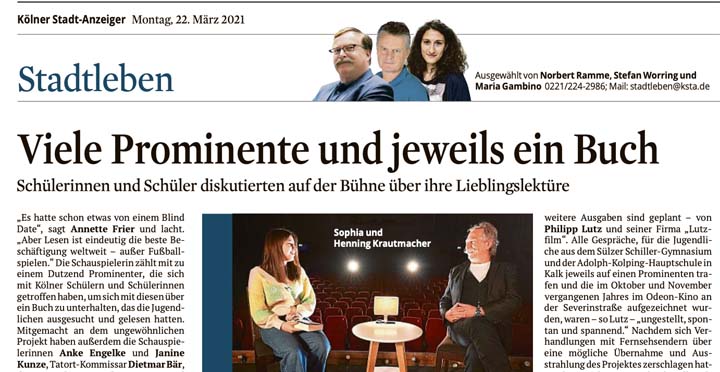 Schiller AKS Zeitungsartikel