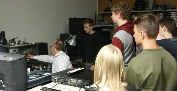 Filmmuseum Mnchen am Schneidetisch mit Gerhard Ullmann