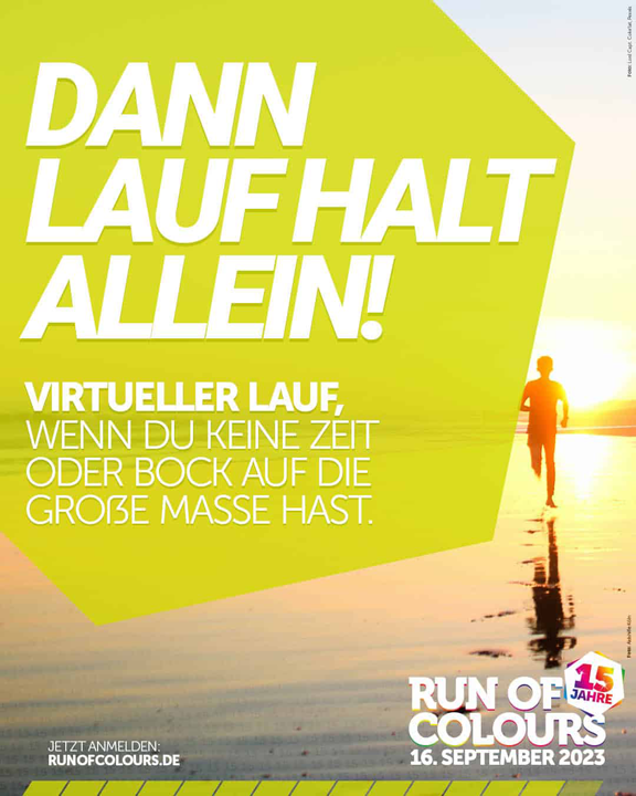 roc 2023 Virtueller Lauf Lauf halt allein