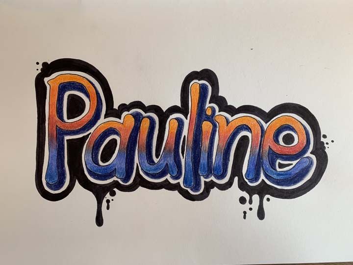 Schriftzug-Pauline